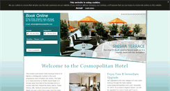 Desktop Screenshot of dubaicosmopolitan.com